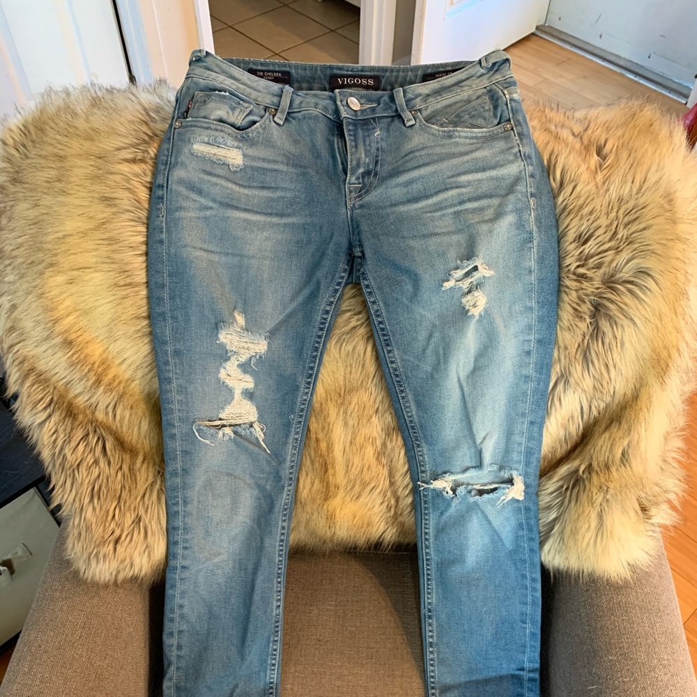 Vigoss Distressed Skinny Jeans